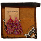 Brilliant Fringe Beaded Earrings Earrings - Fashion La Vie Bien Brilliant Fringe Beaded Earrings