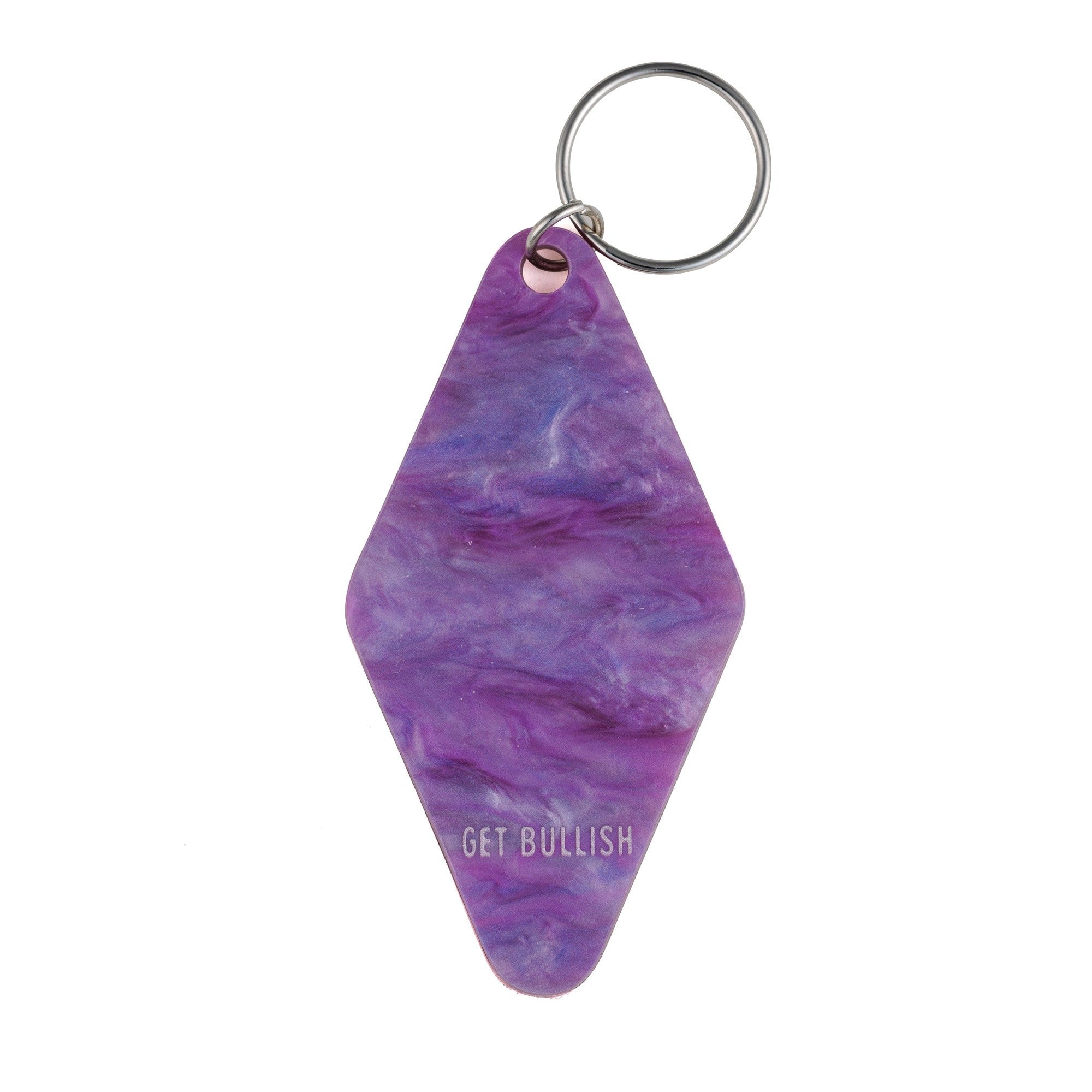 Brilliant Woman Who Can Do Anything Purple Marble Keychain | Gift for Her Keychains La Vie Bien Brilliant Woman Who Can Do Anything Purple Marble Keychain | Gift for Her