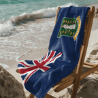 British Virgin Islands Flag Beach Towel Beach Towel (Generic Brand) La Vie Bien British Virgin Islands Flag Beach Towel
