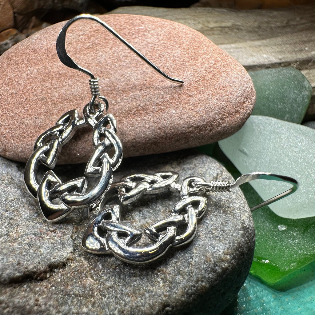 Brittanna Celtic Knot Earrings Dangle Earrings La Vie Bien Brittanna Celtic Knot Earrings