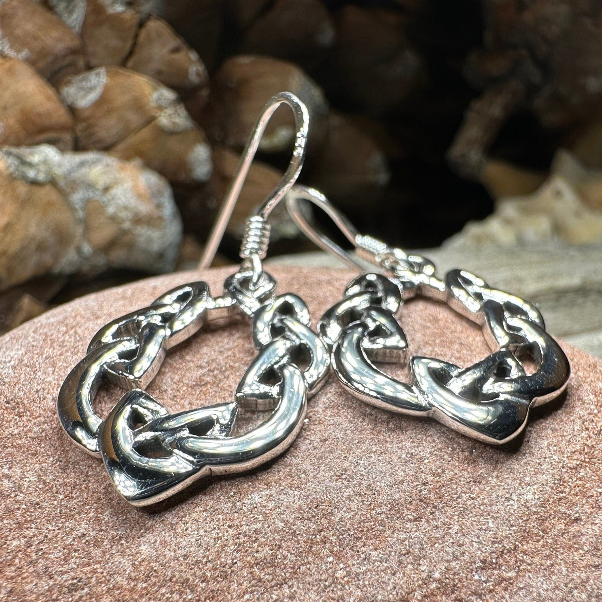 Brittanna Celtic Knot Earrings Dangle Earrings La Vie Bien Brittanna Celtic Knot Earrings