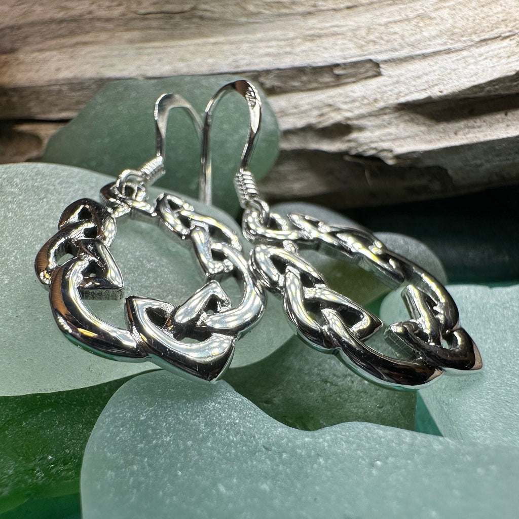 Brittanna Celtic Knot Earrings Dangle Earrings La Vie Bien Brittanna Celtic Knot Earrings