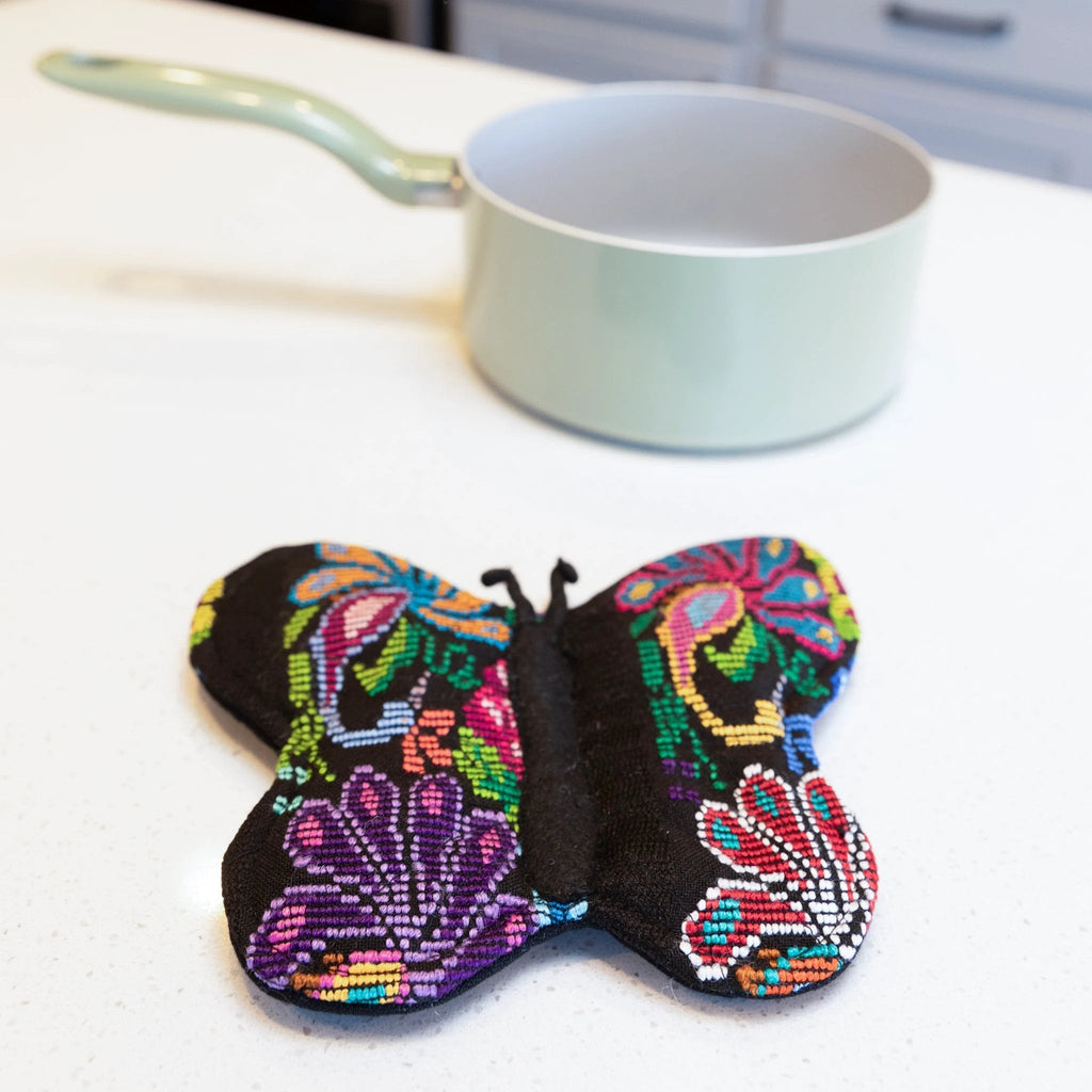 Brocade Butterfly Pot Holder by Upavim Crafts