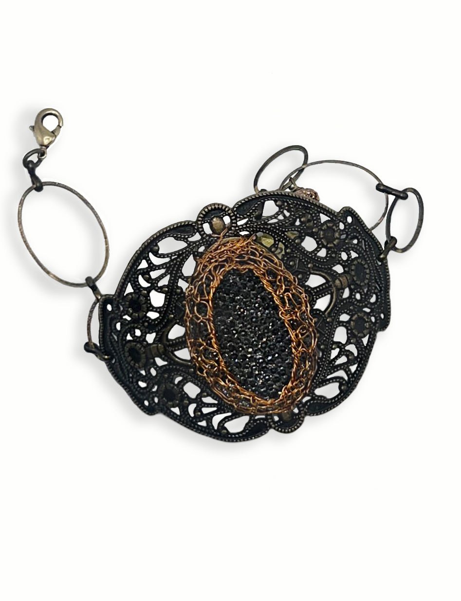 Bronze Filigree Bracelet Bracelet La Vie Bien Bronze Filigree Bracelet