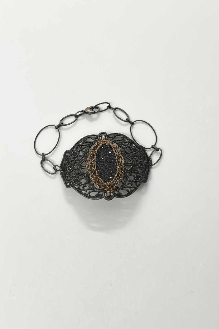 Bronze Filigree Bracelet Bracelet La Vie Bien Bronze Filigree Bracelet