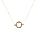 Bronze Marcasite Necklace by Barse Jewelry