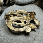 Bronze Viking Dragon Brooch - Bronze Historical Reproduction Pin Brooch La Vie Bien Bronze Viking Dragon Brooch - Bronze Historical Reproduction Pin