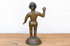 Bronze Yakshini Devotional Attendant Figure Accents La Vie Bien Bronze Yakshini Devotional Attendant Figure