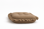 Brown Gingham Ruffle Baby Lounger Cover La Vie Bien Brown Gingham Ruffle Baby Lounger Cover
