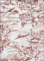 Brown Toile Ruffle Baby Lounger Cover La Vie Bien Brown Toile Ruffle Baby Lounger Cover