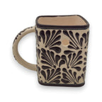Brown & White Talavera Purse Planter | Handmade Pot Talavera Flower Pot La Vie Bien Brown & White Talavera Purse Planter | Handmade Pot