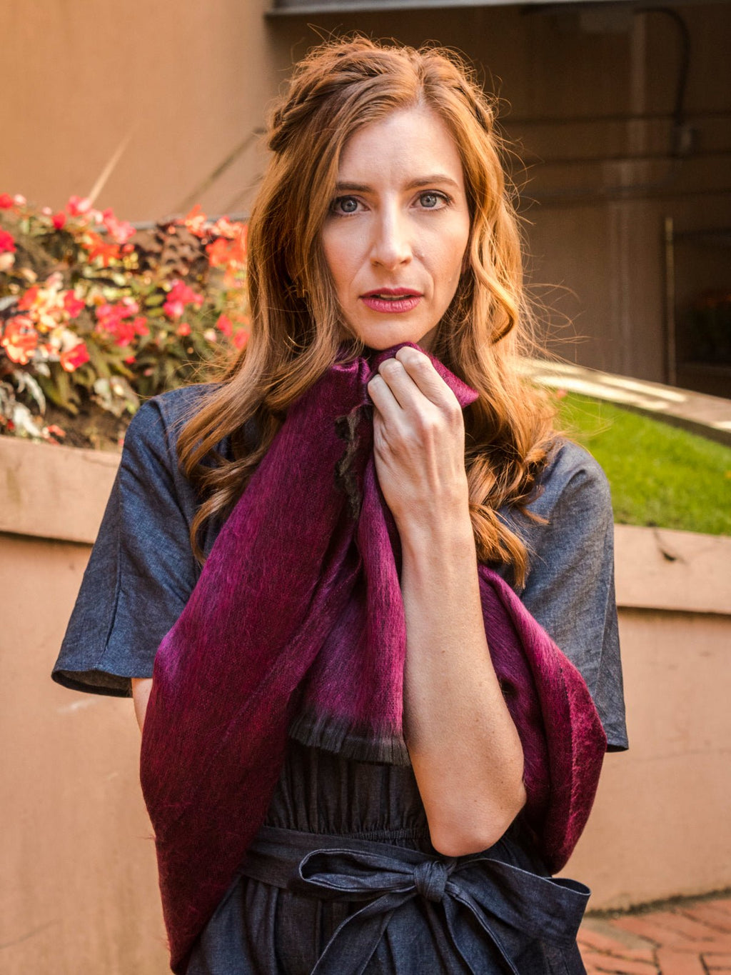 Brushed Alpaca Solid Scarf scarf La Vie Bien Brushed Alpaca Solid Scarf