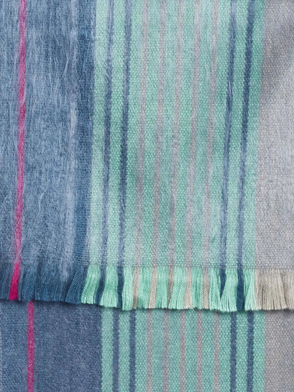 Brushed Alpaca Striped Scarf by Ash & Rose