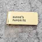 Bubbe's Favorite Money Clip for Grandson by Salt Sparkle Shalom