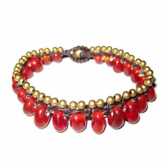 Bubble Glass Bead Adjustable Bracelet - Thailand Jewelry La Vie Bien Bubble Glass Bead Adjustable Bracelet - Thailand