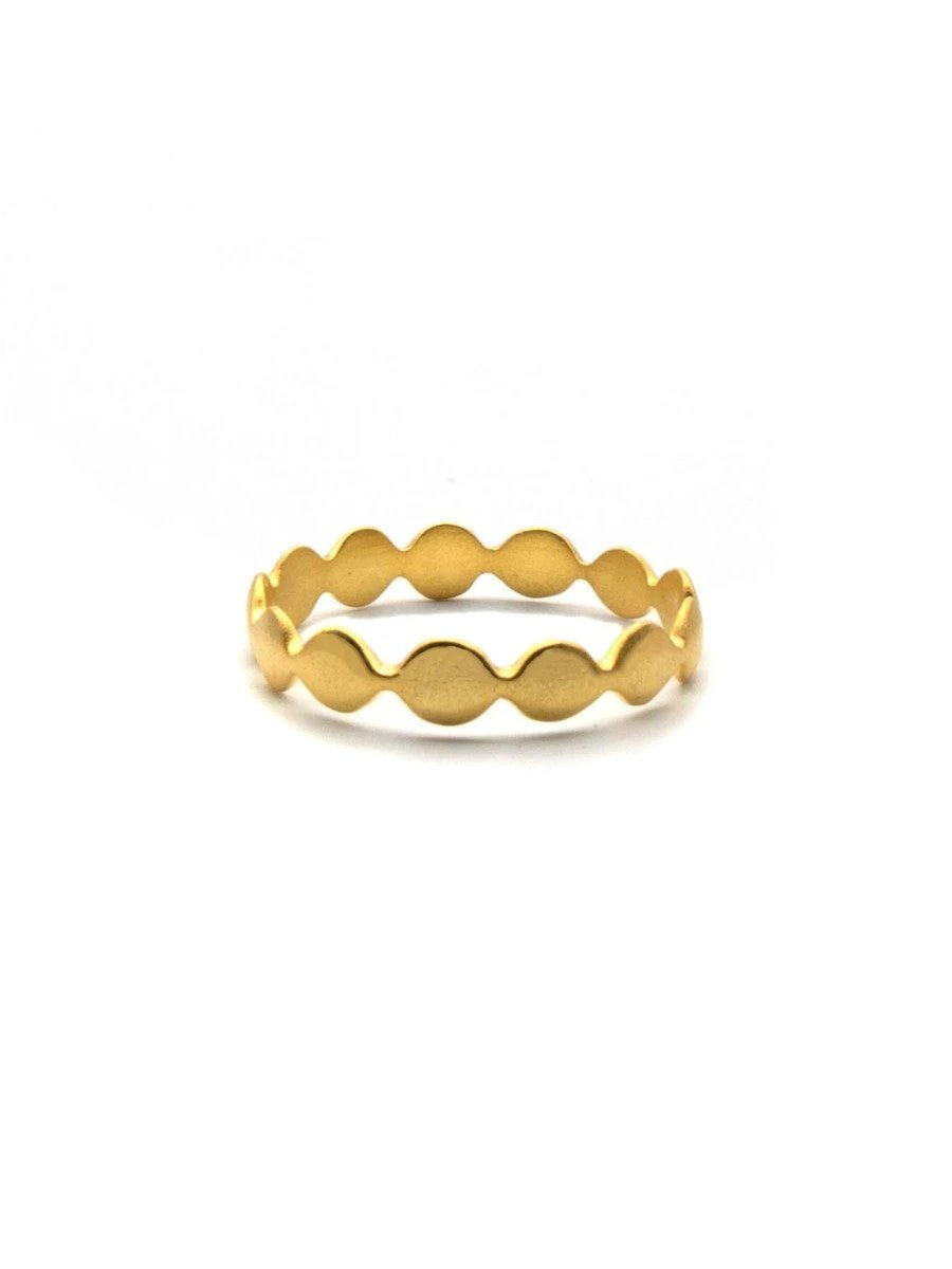 Bubble Ring - Brass by Fair Anita