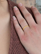 Bubble Ring - Brass by Fair Anita
