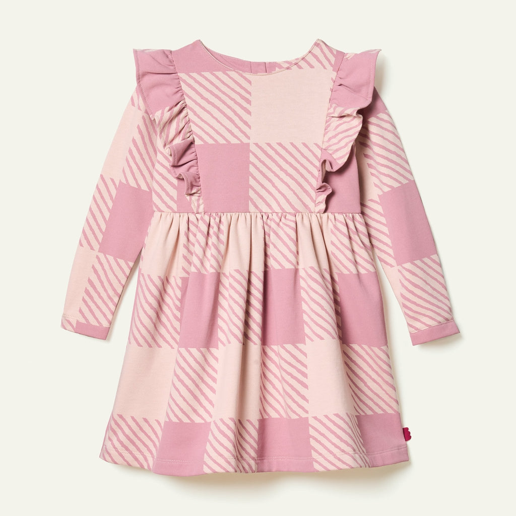 Buffalo Check RuffleDress Dresses La Vie Bien Buffalo Check RuffleDress