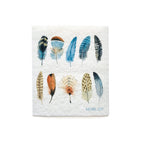 Bundle of 3 Swedish Dishcloths | Nest, Feathers, Jay Birds Swedish Dishcloths La Vie Bien Bundle of 3 Swedish Dishcloths | Nest, Feathers, Jay Birds