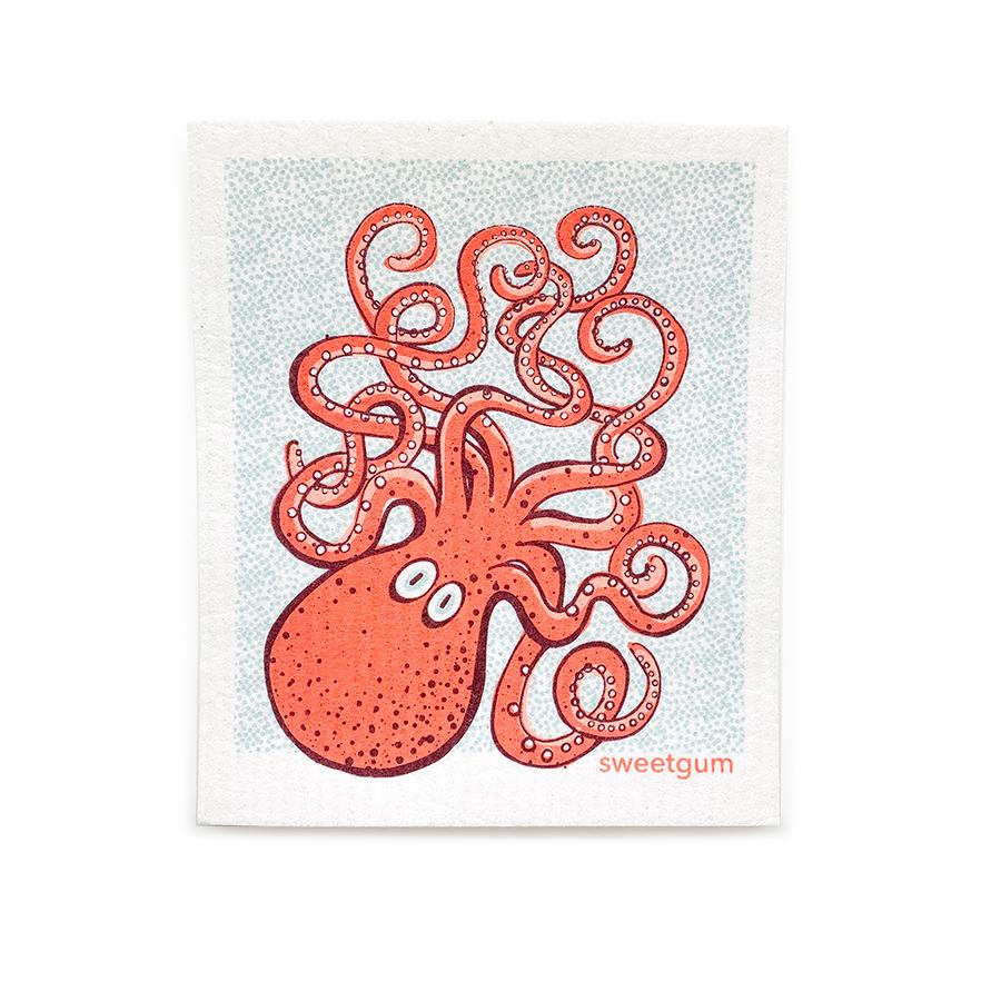 Bundle of 3 Swedish Dishcloths | Sea turtle/ Crab/ Octopus Swedish Dishcloths La Vie Bien Bundle of 3 Swedish Dishcloths | Sea turtle/ Crab/ Octopus