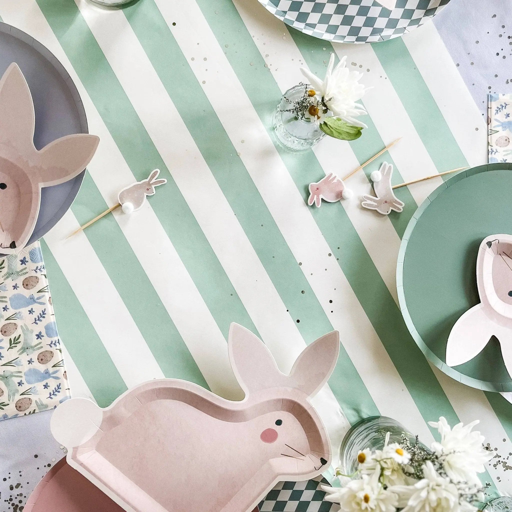 Bunny Cupcake Toppers (Set of 8)