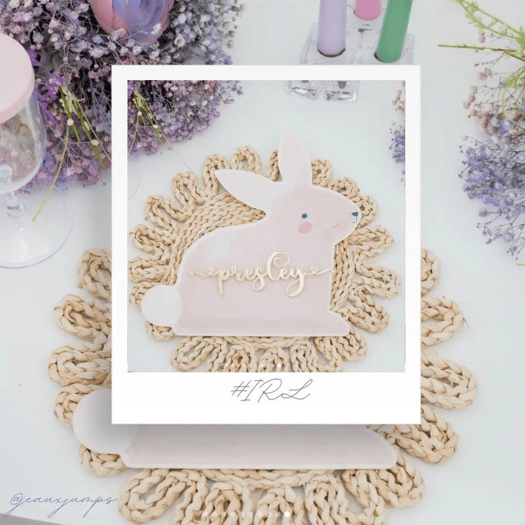 Bunny Dessert Plate (8pcs) Die Cut Plate La Vie Bien Bunny Dessert Plate (8pcs)