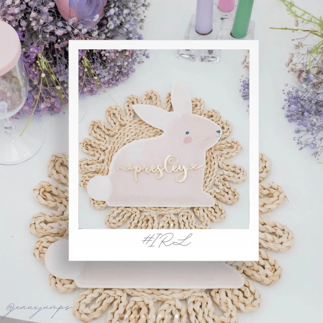 Bunny Dessert Plate (8pcs) Die Cut Plate La Vie Bien Bunny Dessert Plate (8pcs)