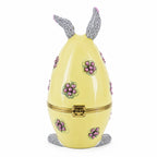 Bunny in the Easter Egg Metal Trinket Box Figurine Easter > Figurines > Bunnies La Vie Bien Bunny in the Easter Egg Metal Trinket Box Figurine