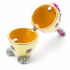 Bunny in the Easter Egg Metal Trinket Box Figurine Easter > Figurines > Bunnies La Vie Bien Bunny in the Easter Egg Metal Trinket Box Figurine