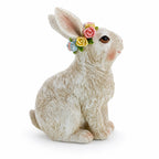 Bunny with Textured Fur Figurine Elegant Spring & Easter Rabbit Decoration 4.2 Inches Easter > Figurines > Bunnies La Vie Bien Bunny with Textured Fur Figurine Elegant Spring & Easter Rabbit Decoration 4.2 Inches