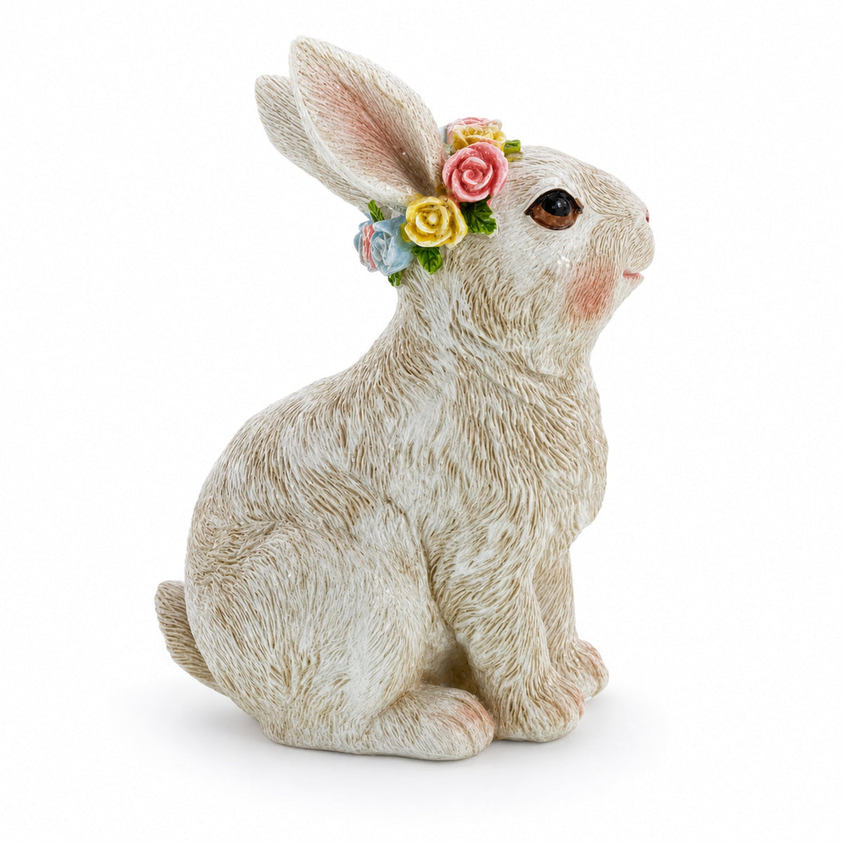 Bunny with Textured Fur Figurine Elegant Spring & Easter Rabbit Decoration 4.2 Inches Easter > Figurines > Bunnies La Vie Bien Bunny with Textured Fur Figurine Elegant Spring & Easter Rabbit Decoration 4.2 Inches