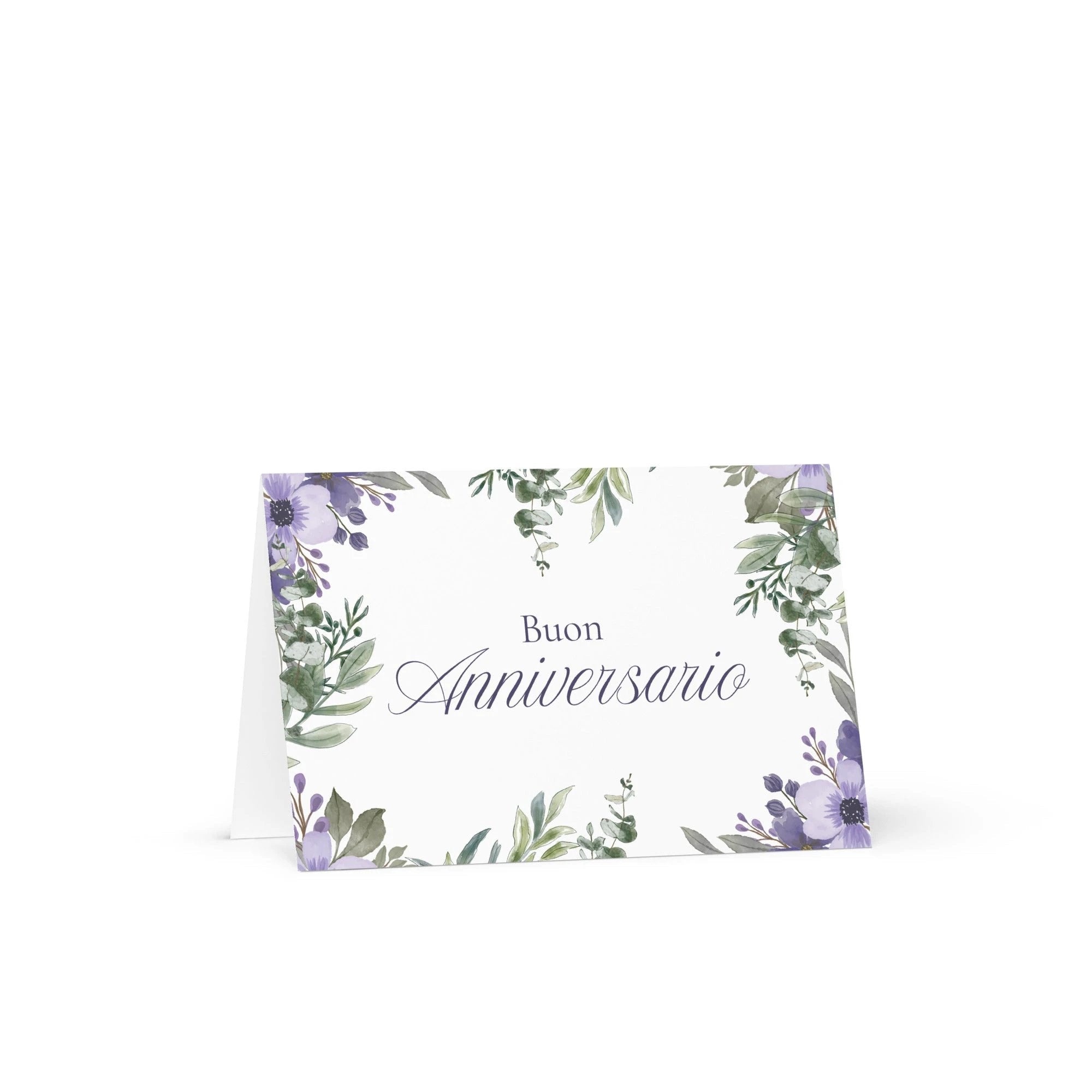 Buon anniversario Greeting card by La Vie Bien