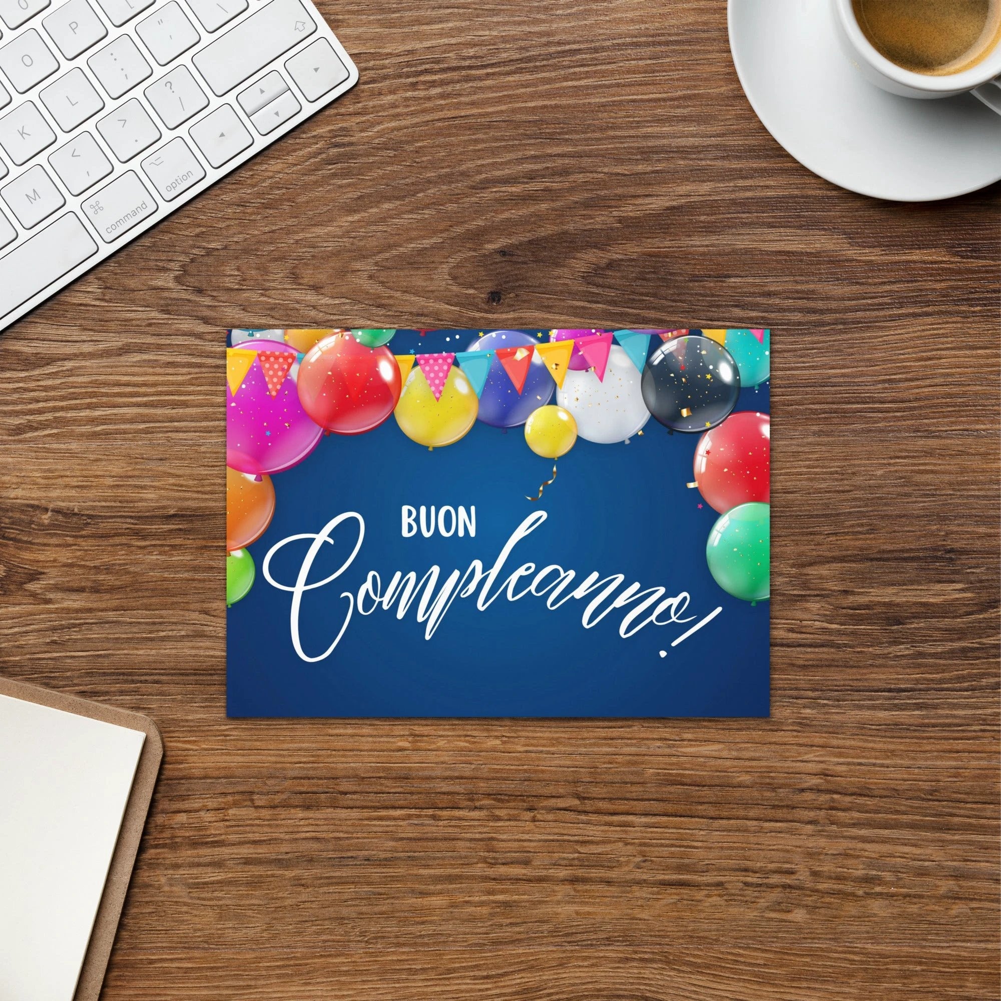 Buon Compleanno Greeting card by La Vie Bien
