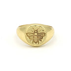 Busy Bee Brass Ring by Fair Anita
