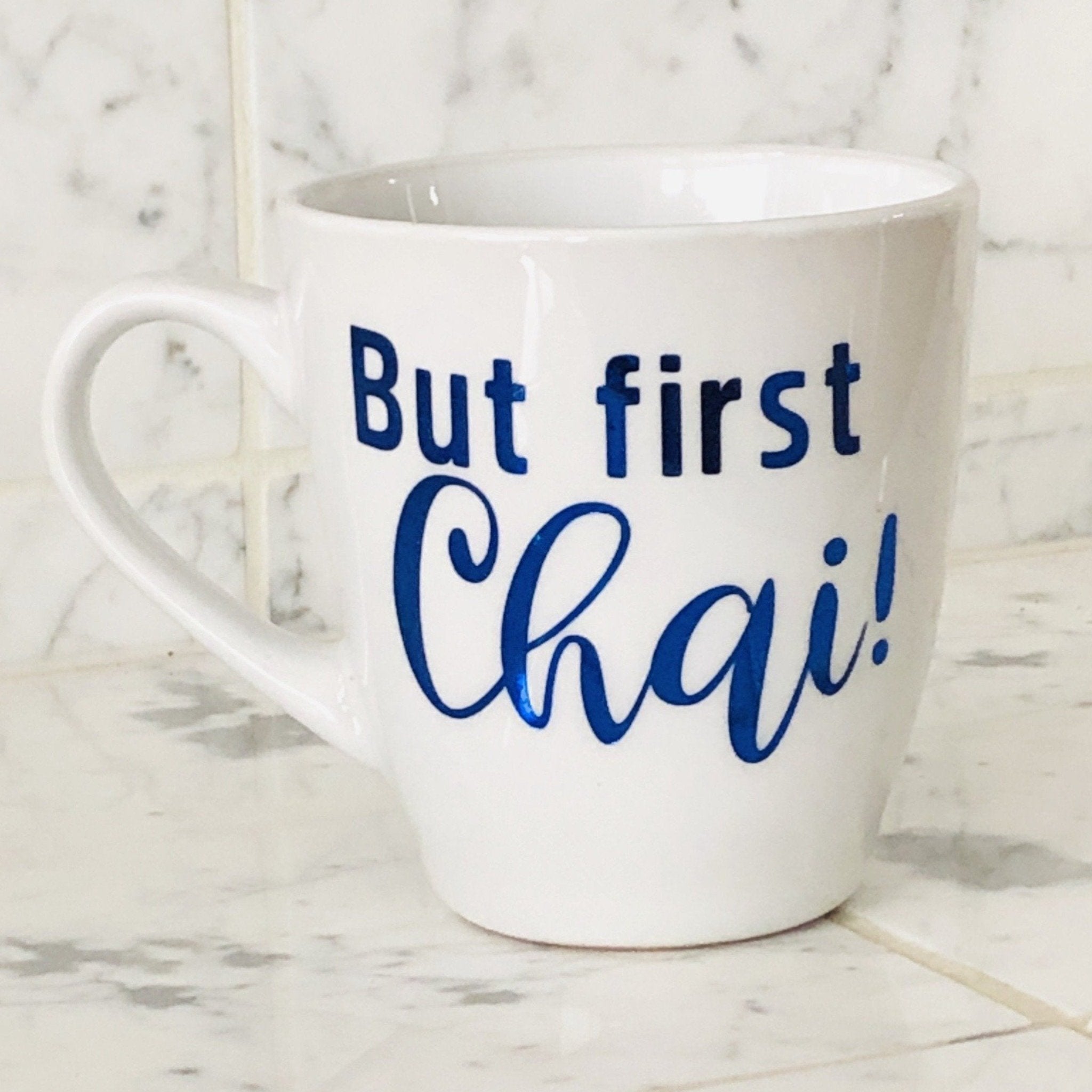 But First Chai Mug by Modern Desi