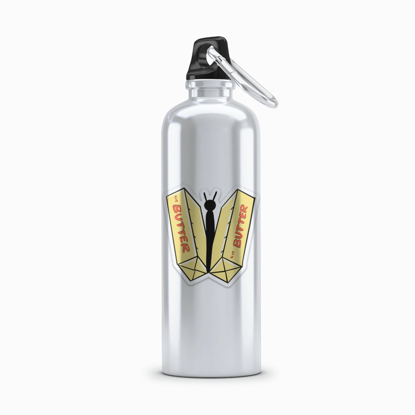 Butter-Fly Punny Love Vinyl Sticker by Five Dot Post