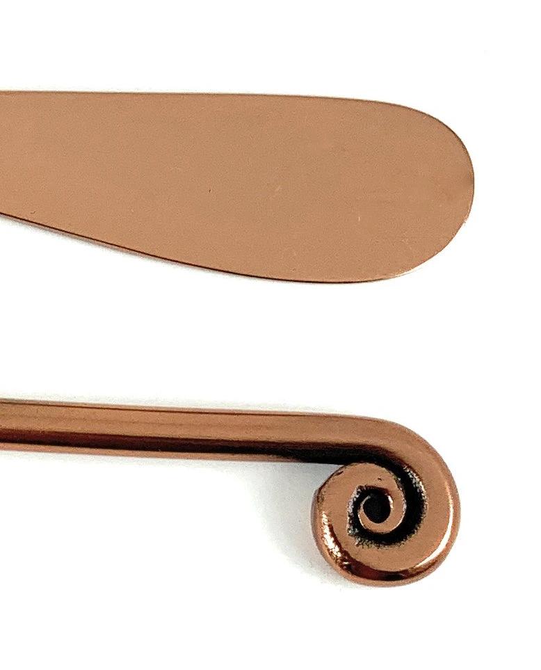Butter Spreaders Set of 2 (Copper Finish) by Vibhsa