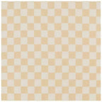 Butter Yellow & White Checkered Crib Sheet La Vie Bien Butter Yellow & White Checkered Crib Sheet