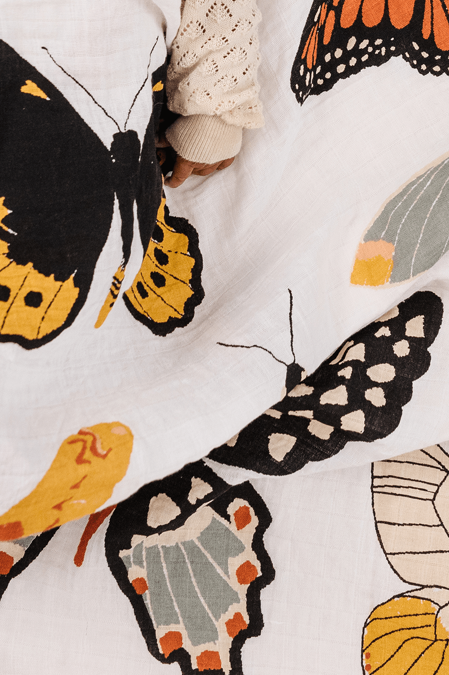 Butterfly Collector Swaddle Swaddles La Vie Bien Butterfly Collector Swaddle