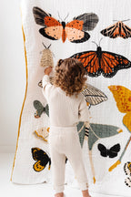Butterfly Collector Throw Blanket Quilts La Vie Bien Butterfly Collector Throw Blanket