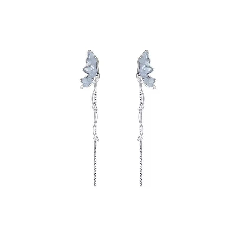 Butterfly Drop Earrings Earrings La Vie Bien Butterfly Drop Earrings