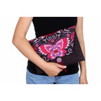 Butterfly Embroidered Tassel Clutch | iPad Bag - Thailand Bags La Vie Bien Butterfly Embroidered Tassel Clutch | iPad Bag - Thailand