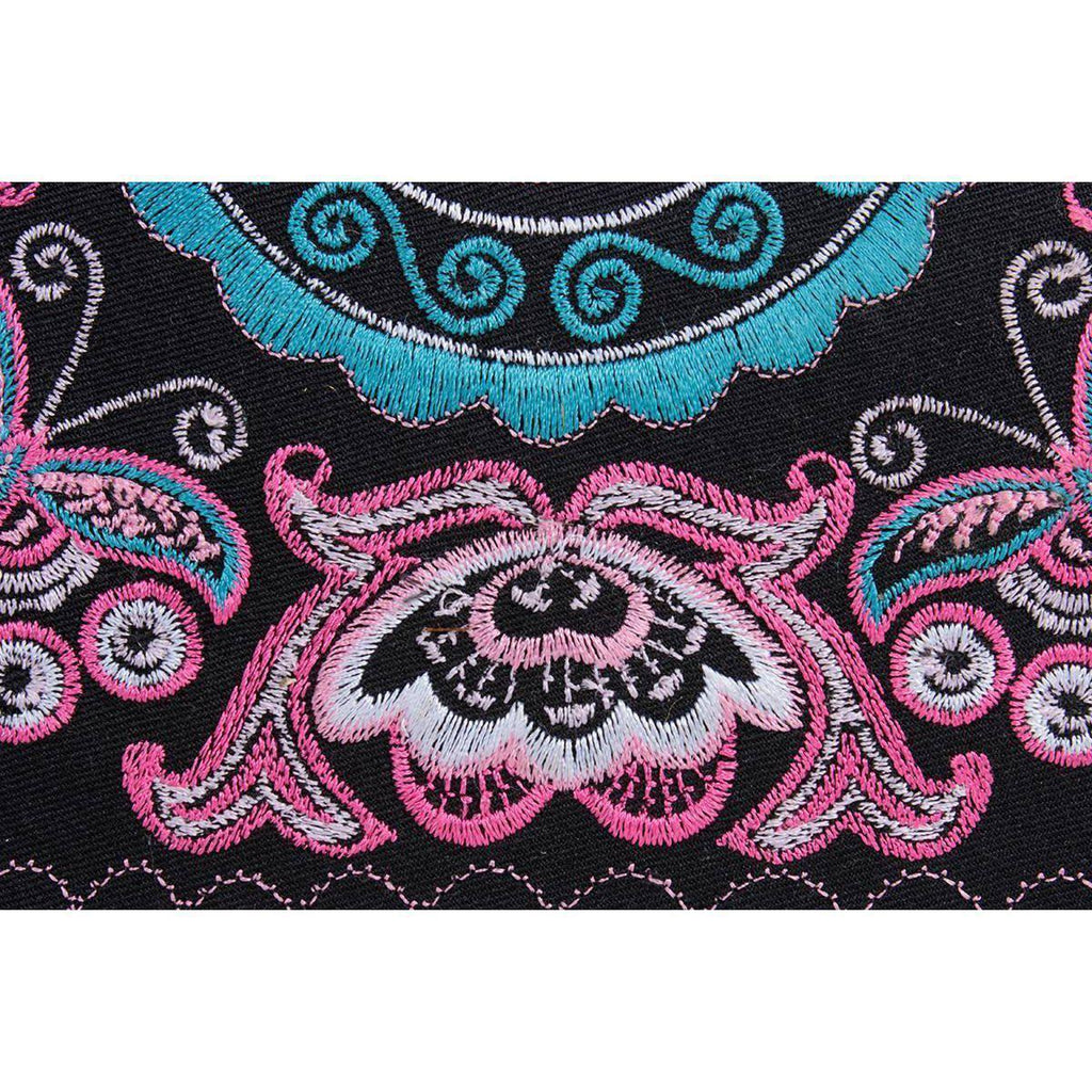 Butterfly Embroidered Wallet - Thailand Bags La Vie Bien Butterfly Embroidered Wallet - Thailand