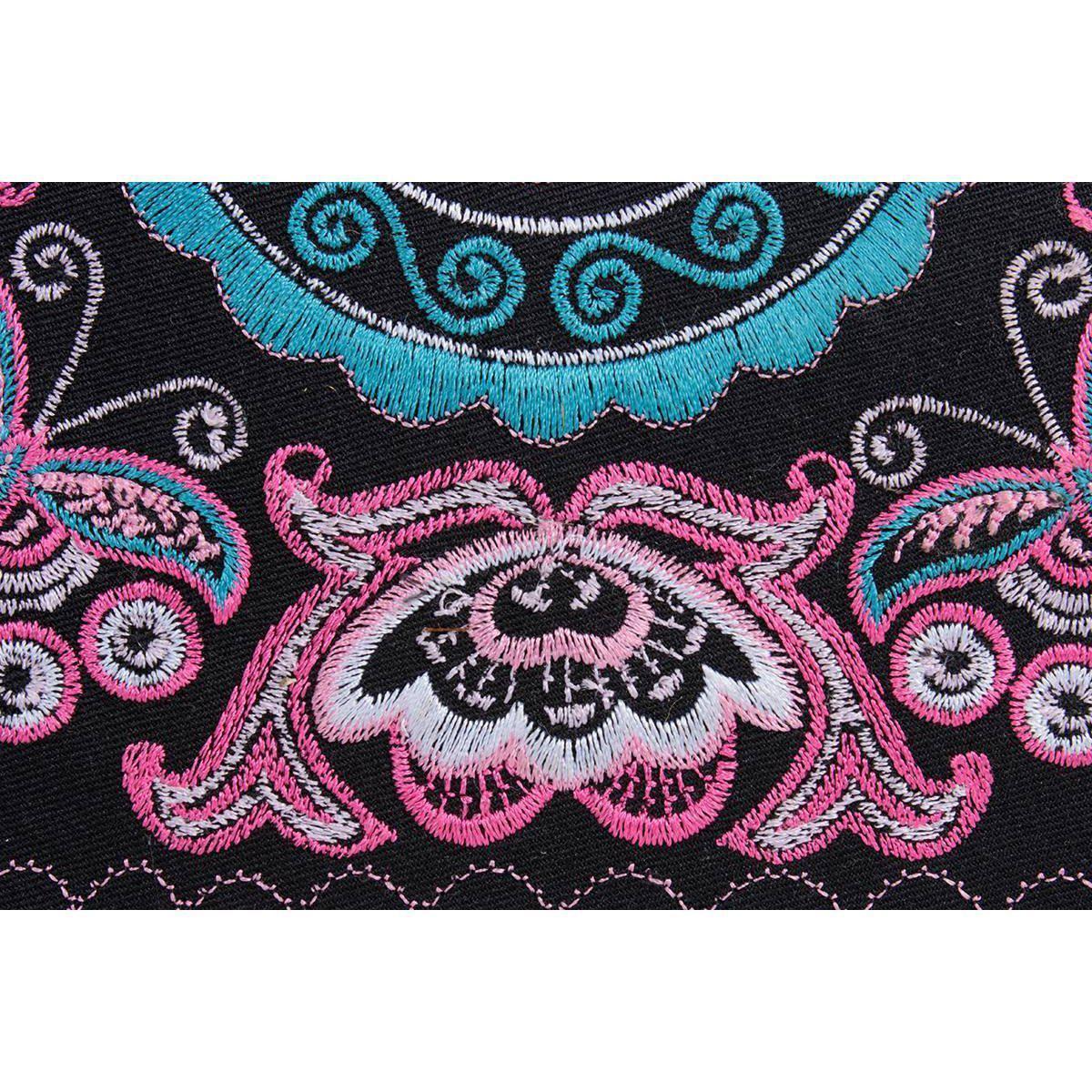 Butterfly Embroidered Wallet - Thailand Bags La Vie Bien Butterfly Embroidered Wallet - Thailand