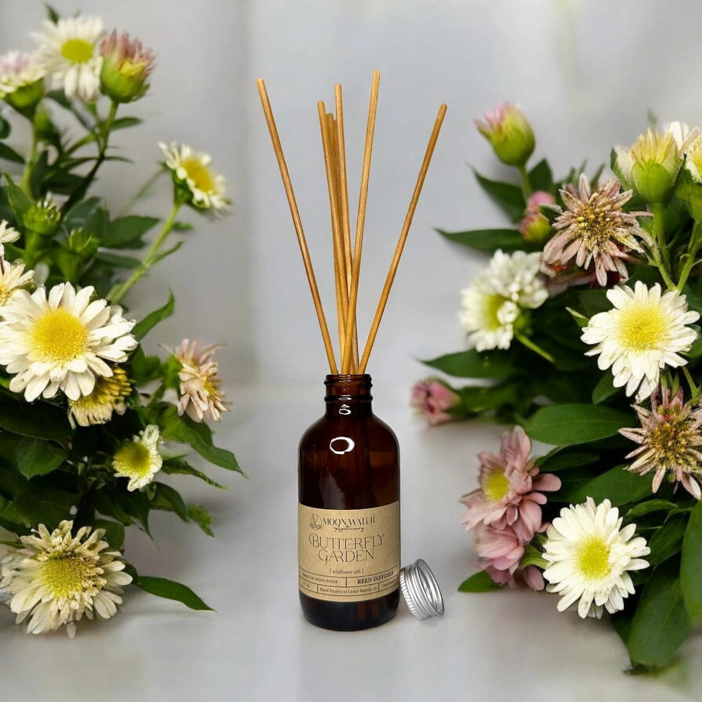 Butterfly Garden - REED DIFFUSER - by Moon Water Apothecary!