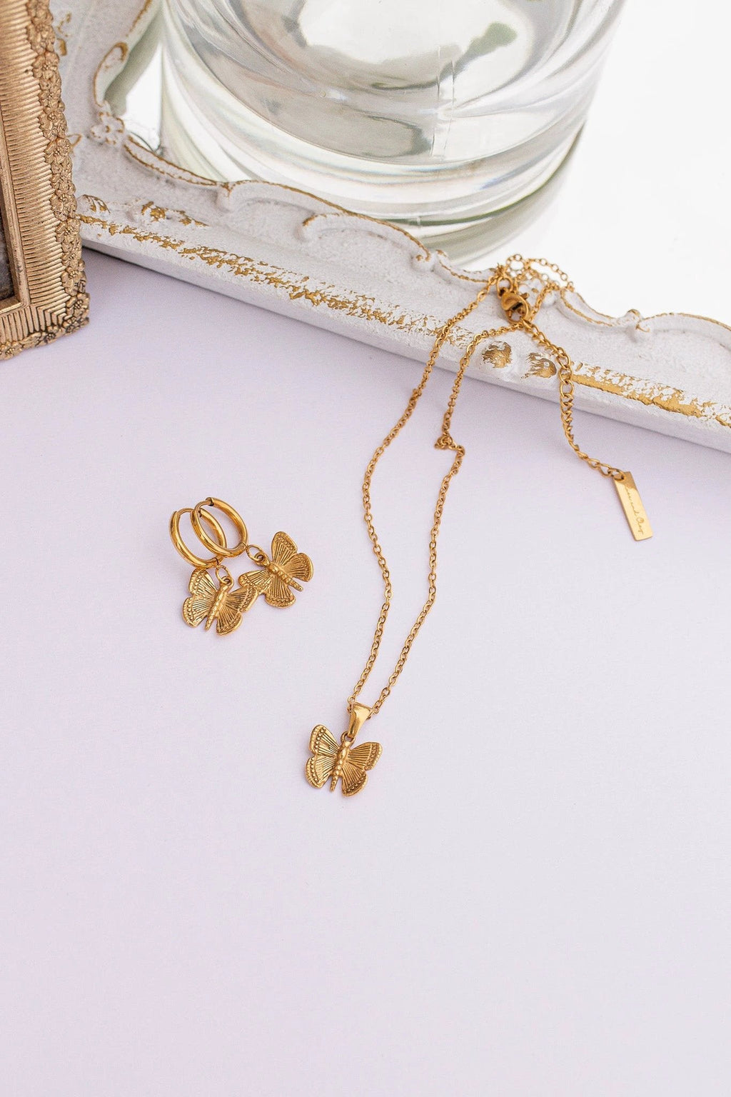 Butterfly Necklace by Rose & Clay