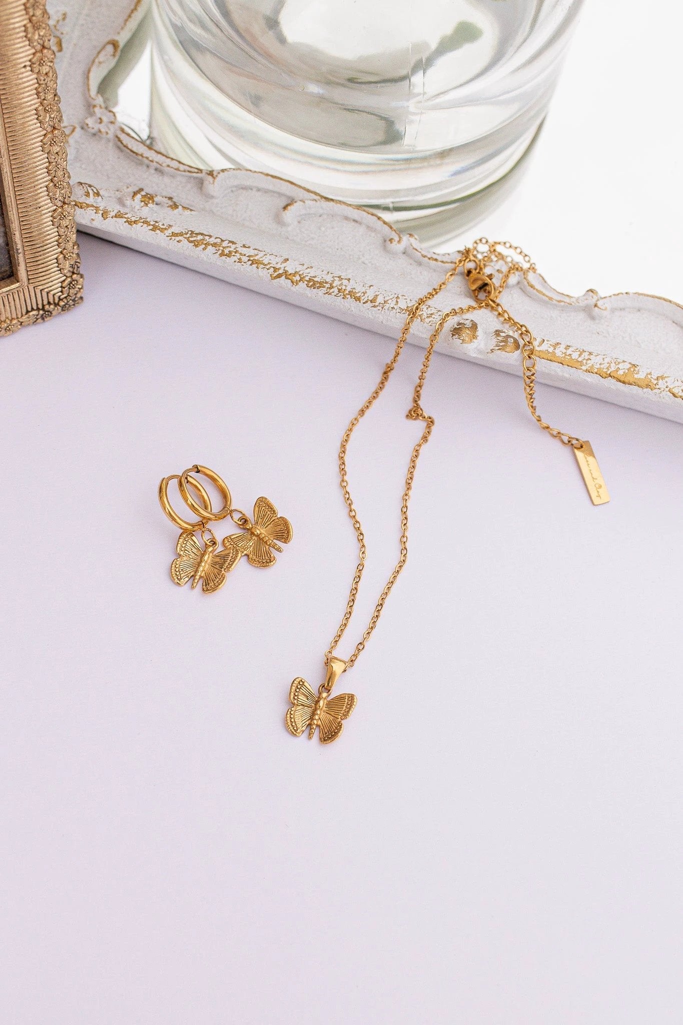 Butterfly Necklace by Rose & Clay