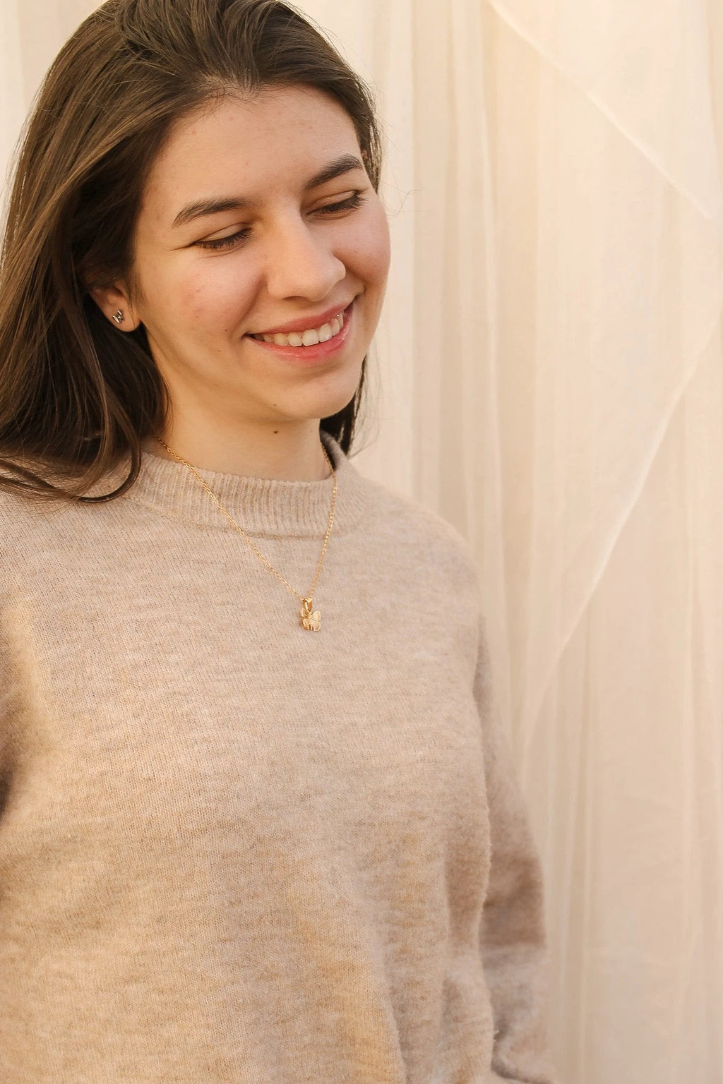 Butterfly Necklace by Rose & Clay