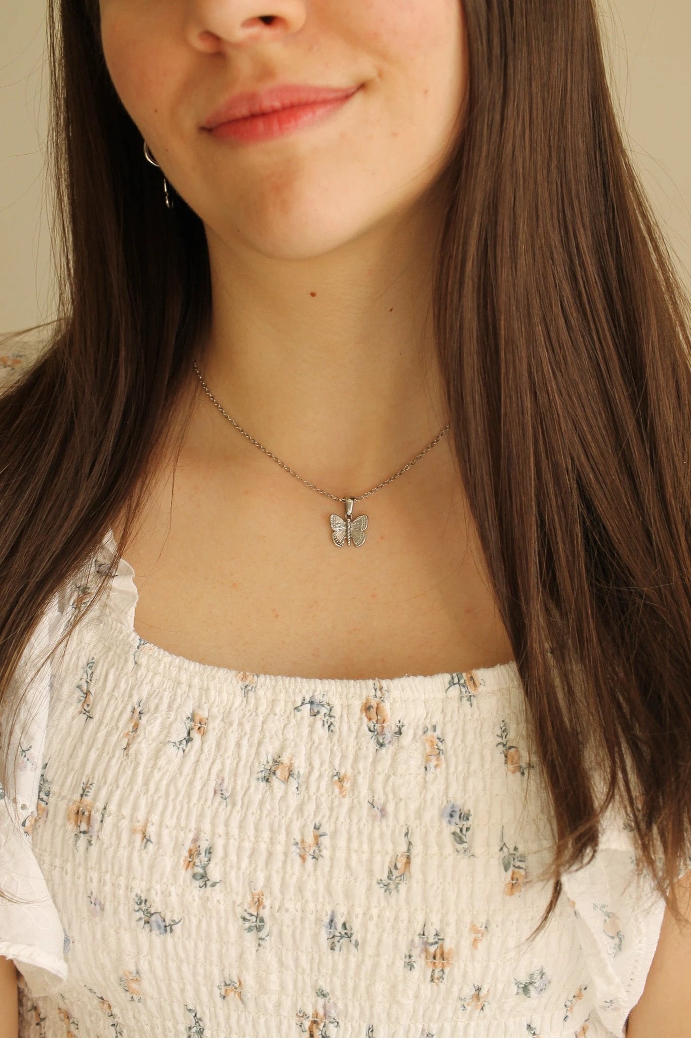 Butterfly Necklace by Rose & Clay