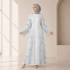 Butterfly Whisper Open Abaya(MOA303) La Vie Bien Butterfly Whisper Open Abaya(MOA303)